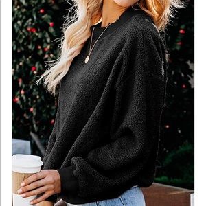 Sherpa Sweater cosy warm size 2XL Fits 1XL